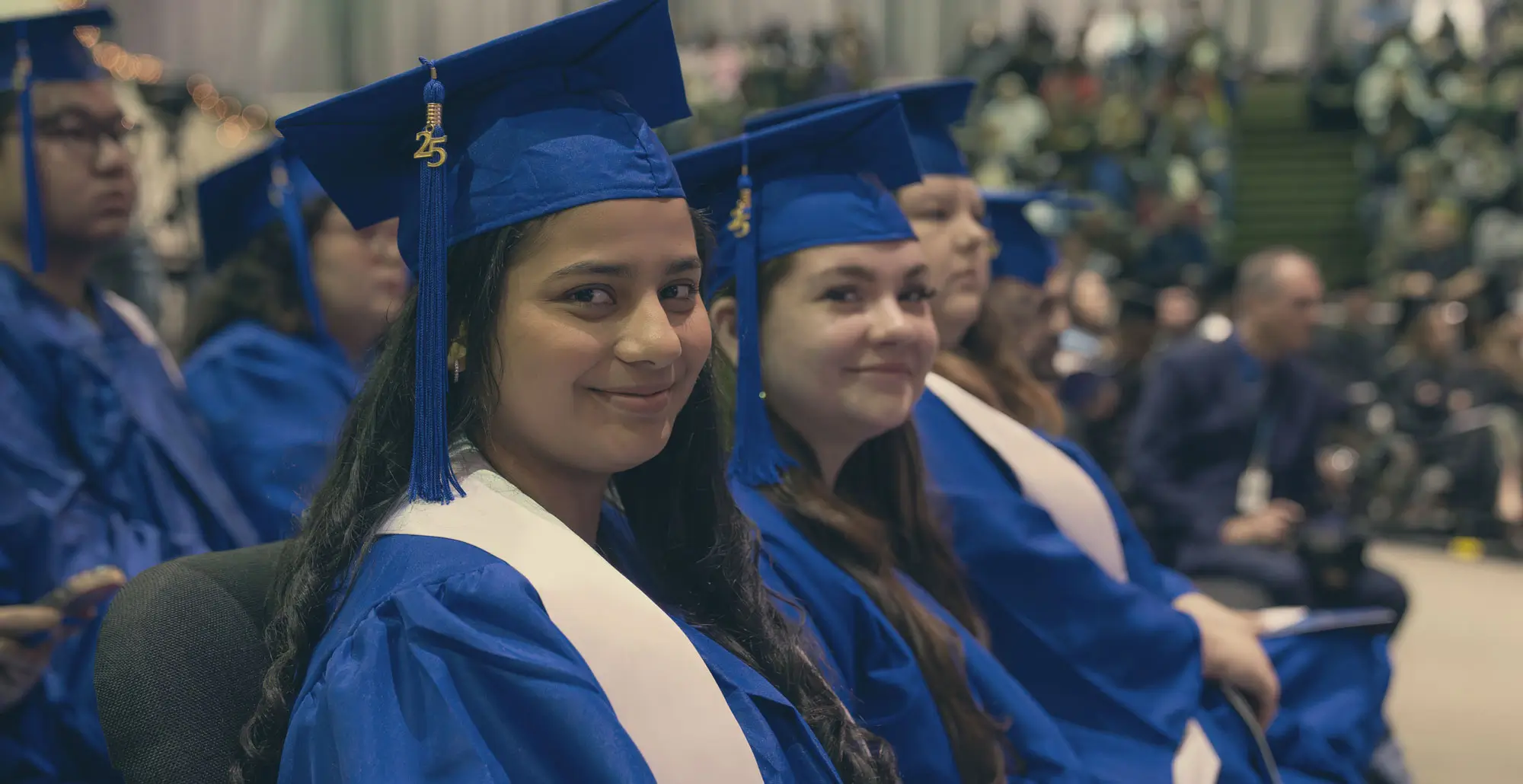 GED graduates at commencement ceremony