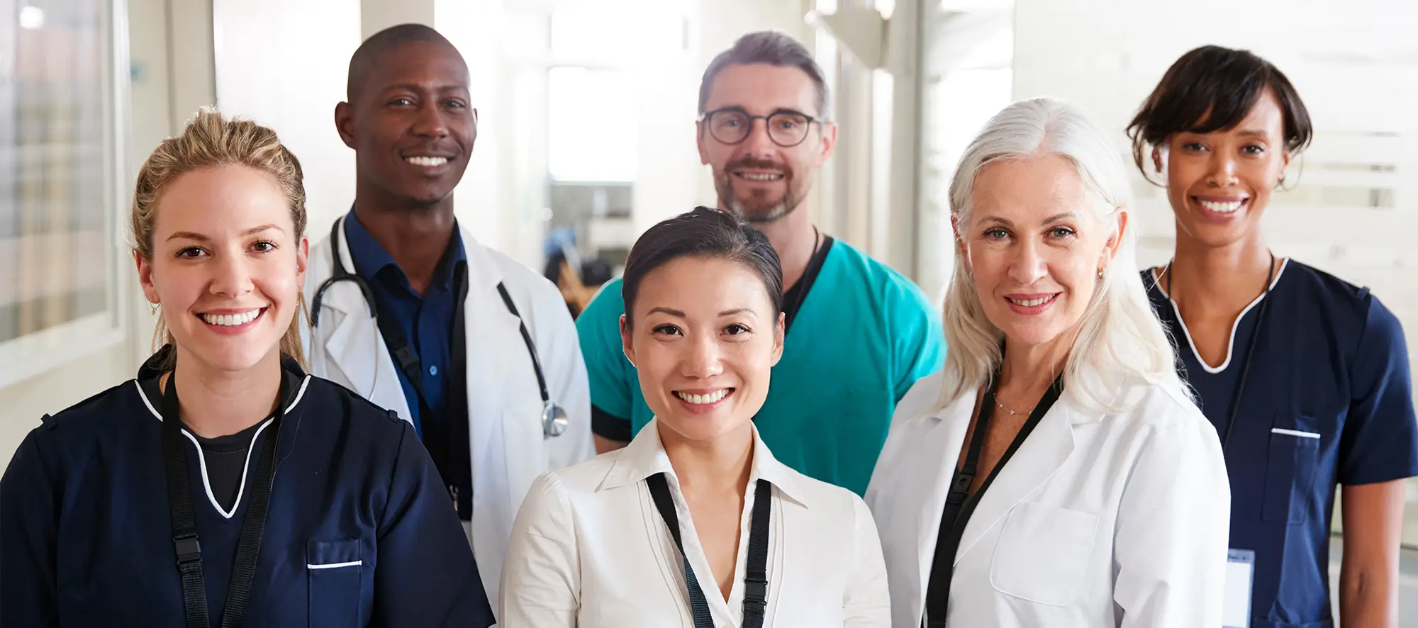 Group of medical employees.