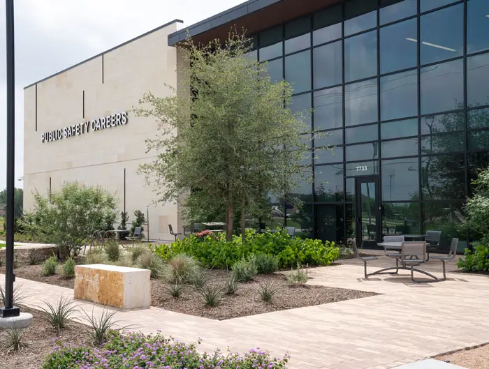 Outside photo of the Public Safety Careers building