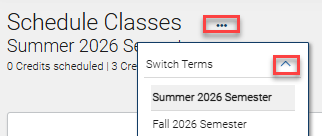 Term selection screenshot