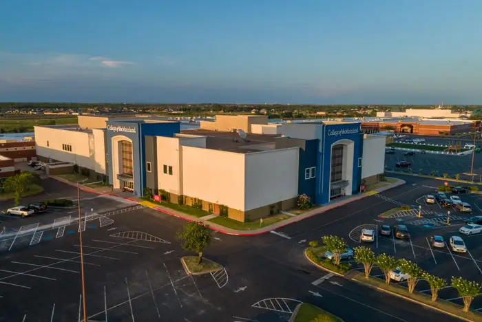 Aerial photo of Lifelong Learning building