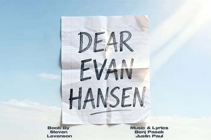 Theatre poster for Dear Evan Hansen