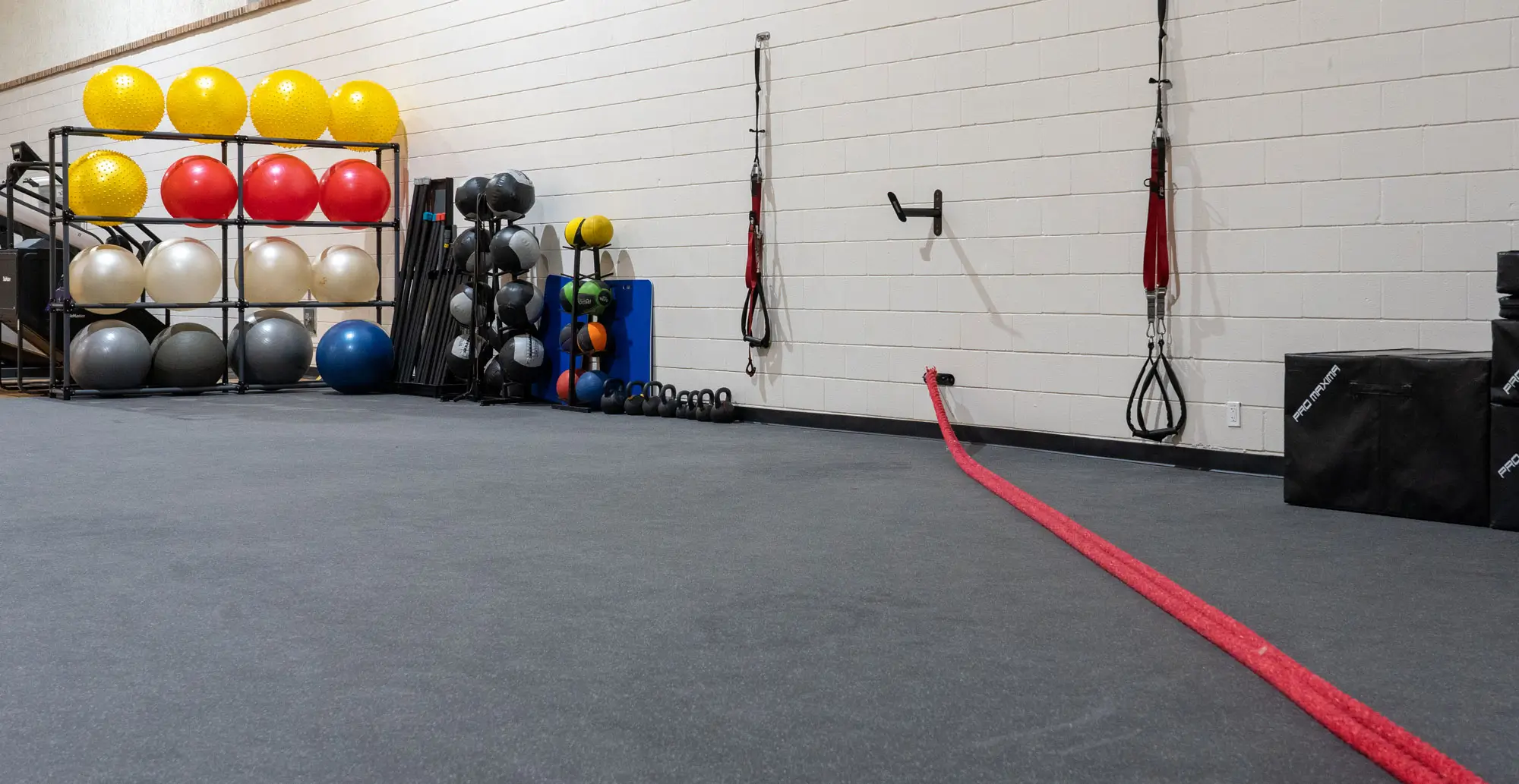 Agility Area (Kettlebells & Battle Ropes)